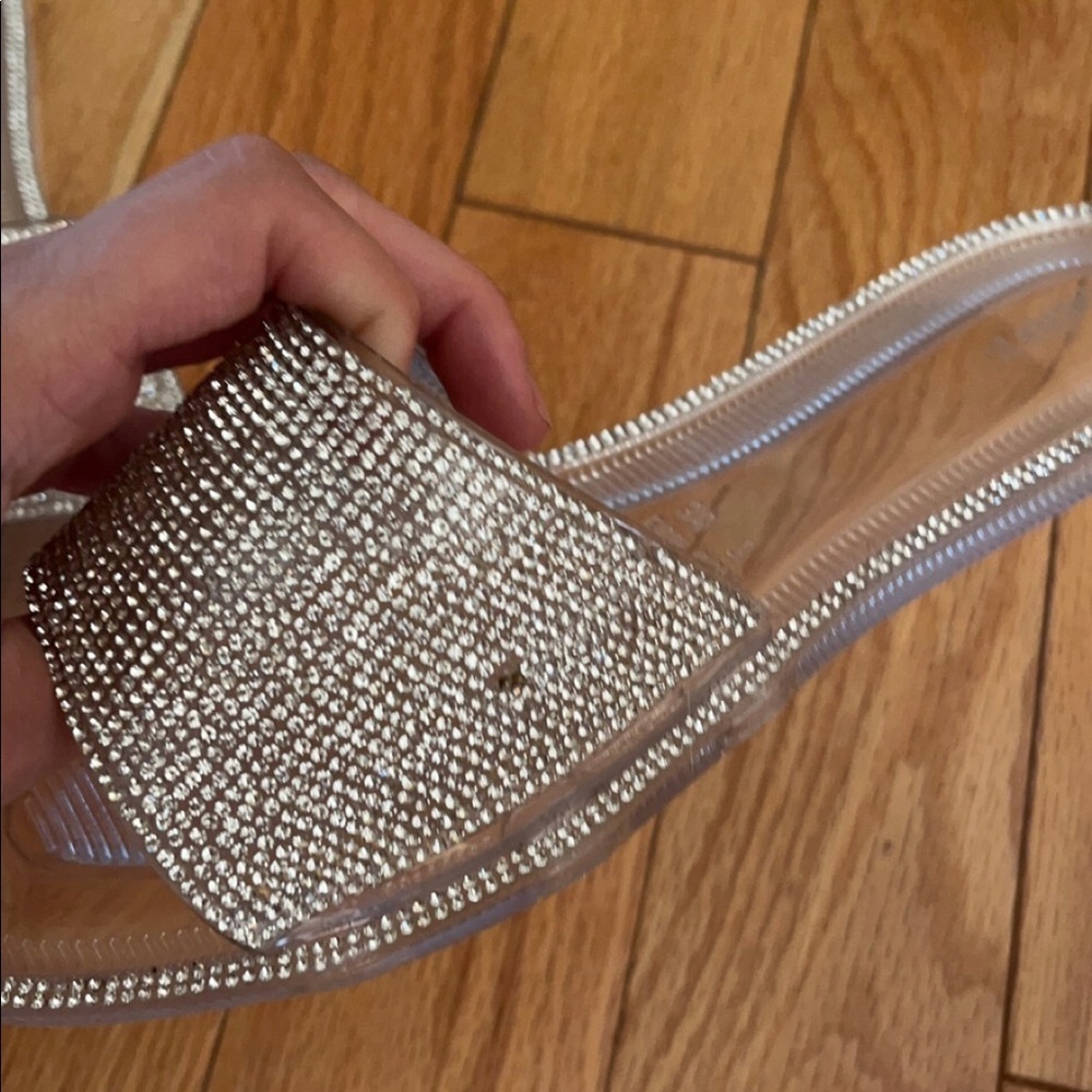 Forever 21 Rhinestone Slides - Picture 5 of 5